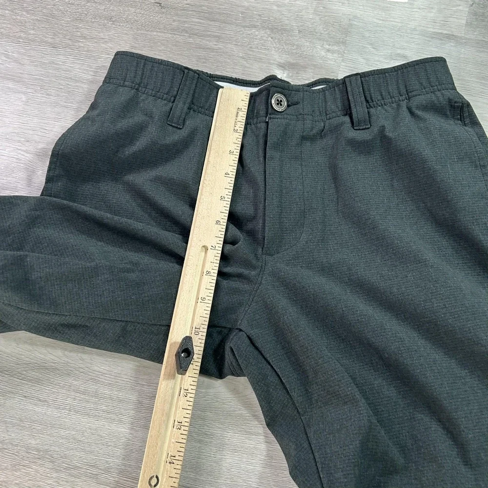Under Armour Pants Mens 30x30 Gray‎ Woven Elastic Waist Vented Casual 1377358